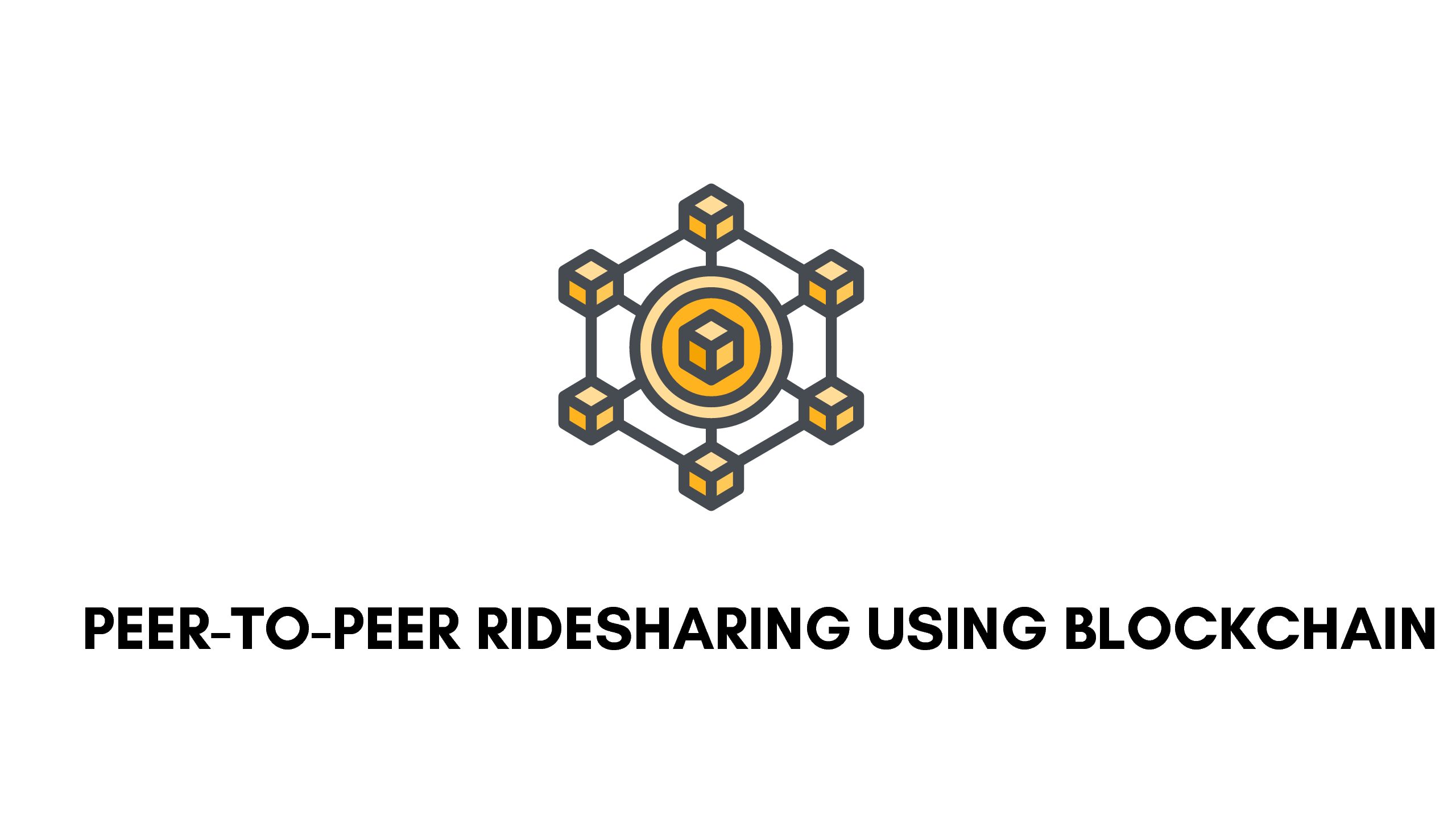 Peer-to-peer ridesharing using blockchain